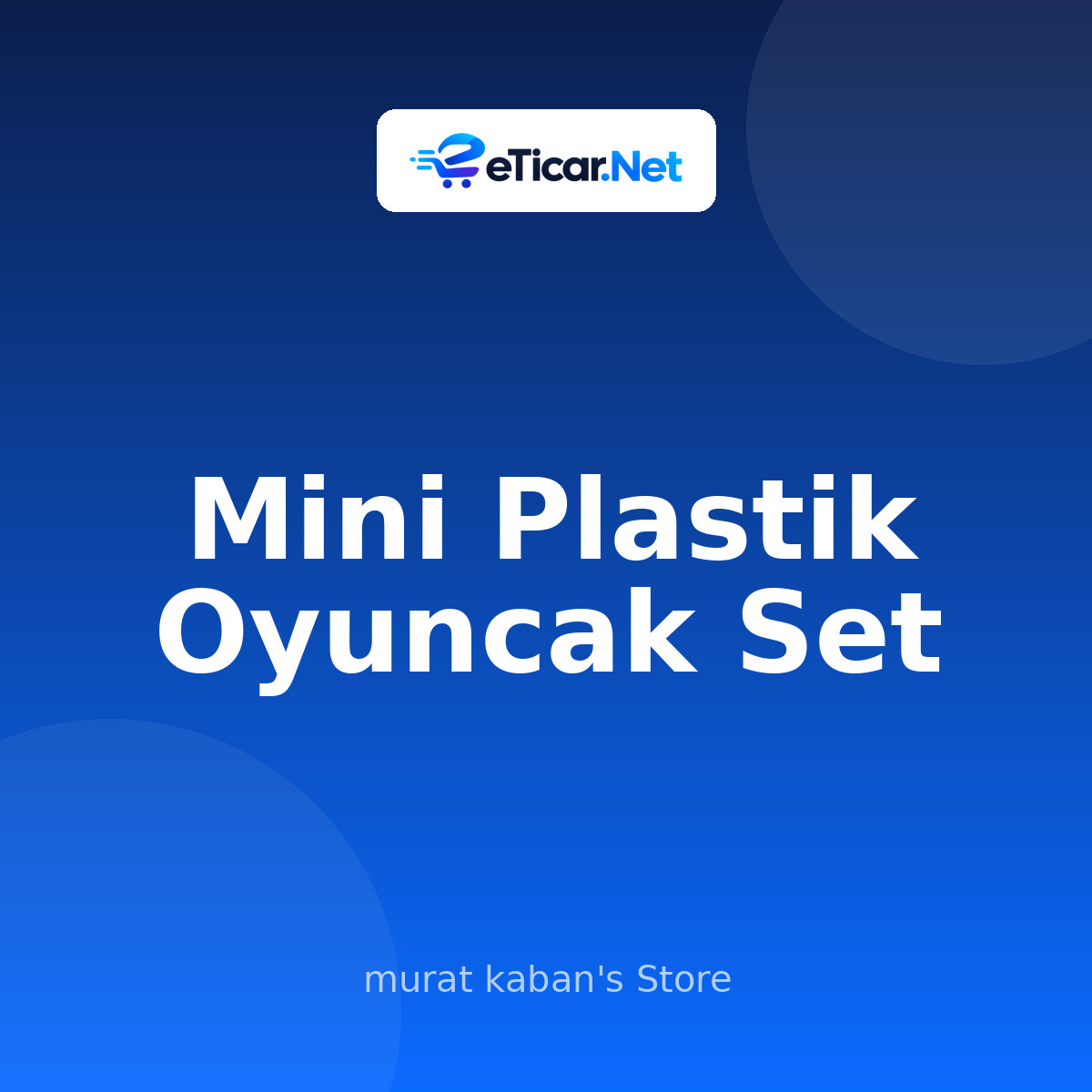 Mini Plastik Oyuncak Set